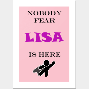NOBODY FEAR - LISA IS HERE Posters and Art
